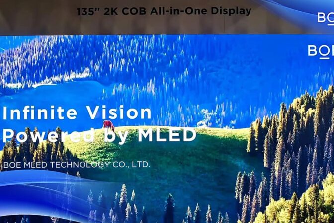 BOE tại InfoComm 2026: màn họp MicroLED một khối